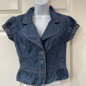 *SPLD* Vintage denim blazer / vest Alice Cullen twilight